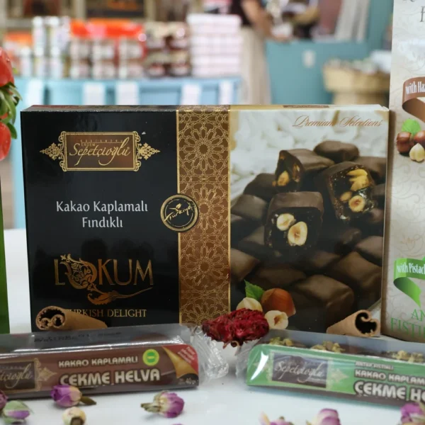 Kakao Kaplamalı Fındıklı Lokum