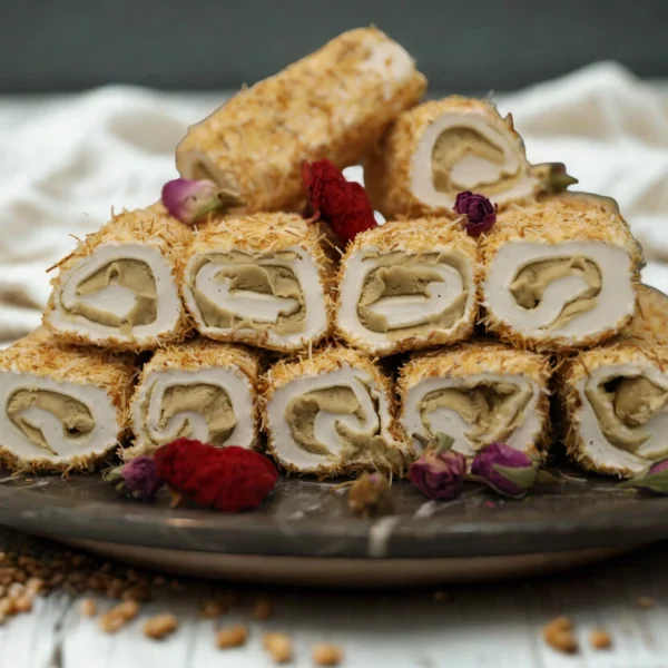 Tahinli Tel Kadayıflı Lokum